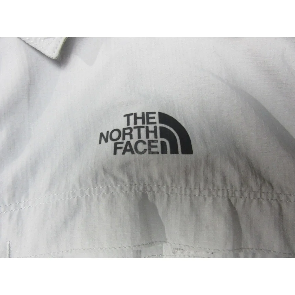 The North Face Shirt Mens XL Gray Vented Outdoor Button Up Fishing Camp Casual